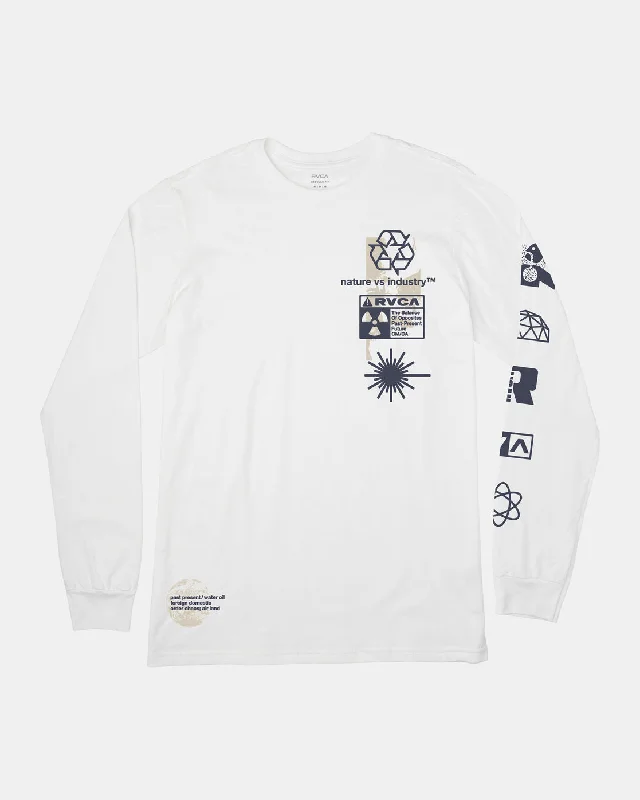 Infografik Long Sleeve Tee - White