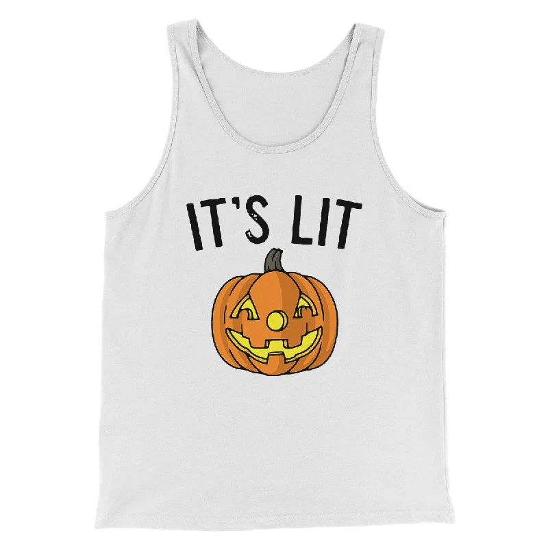 It's Lit Jack-O-Lantern Men/Unisex Tank Top