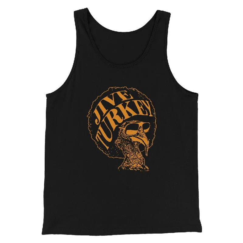 Jive Turkey Funny Thanksgiving Men/Unisex Tank Top