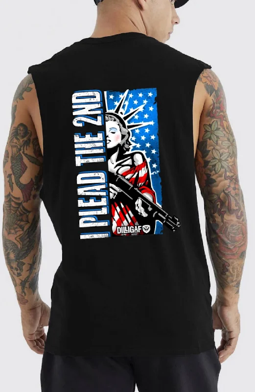 Lady Liberty Plead the 2nd Muscle Shirt