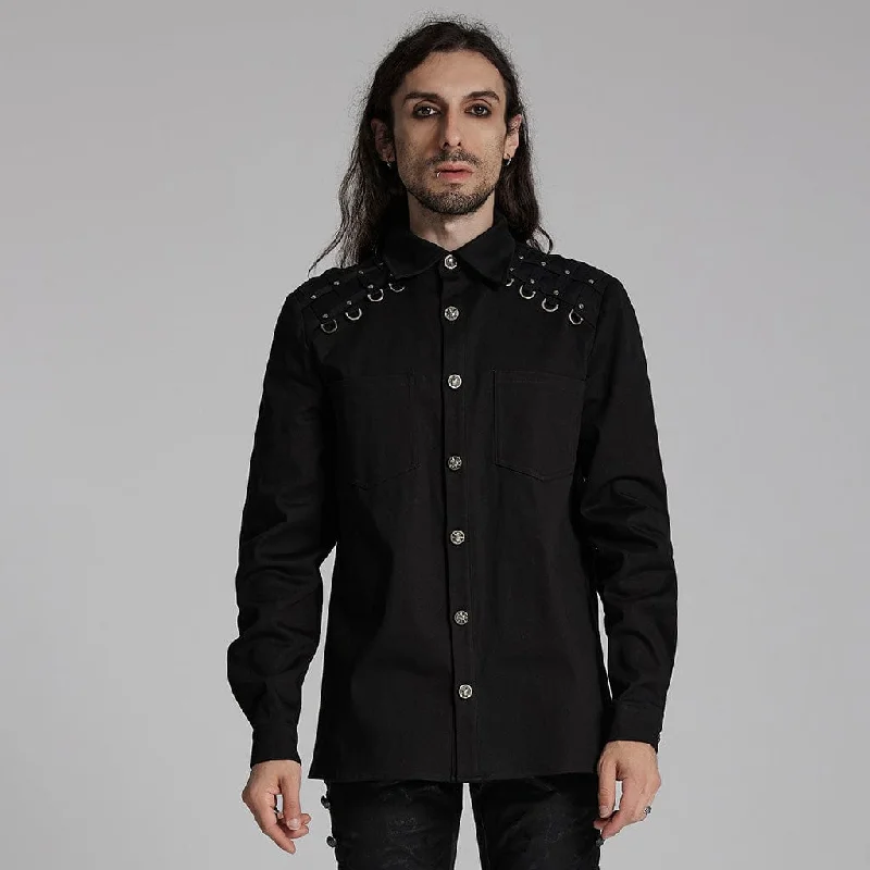 Men's Punk Studs Shirt