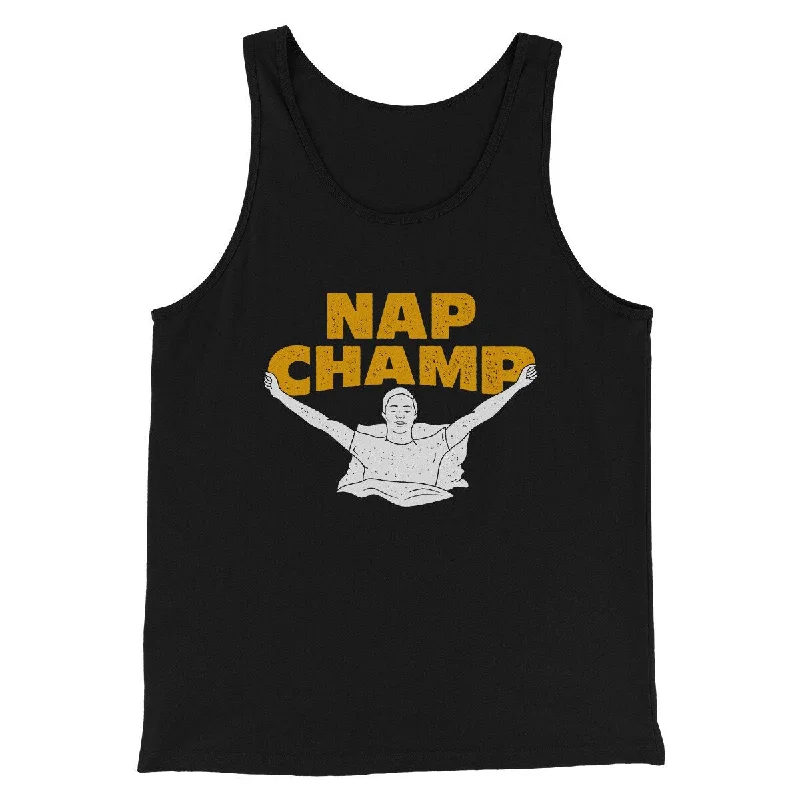 Nap Champ Funny Thanksgiving Men/Unisex Tank Top