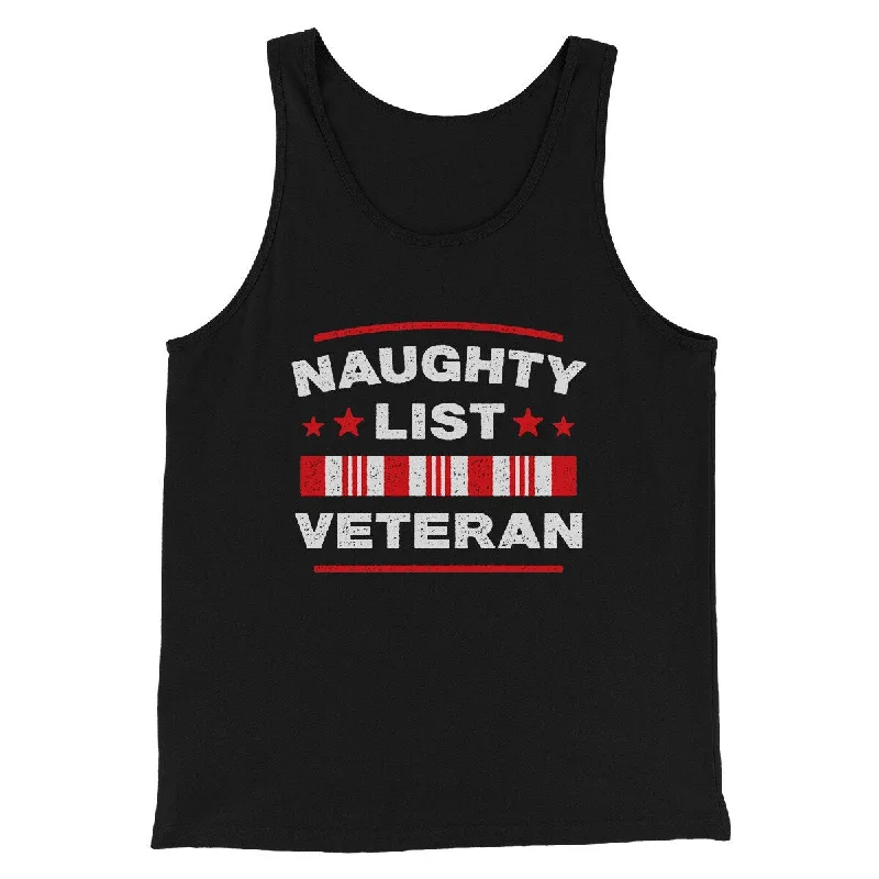 Naughty List Veterans Men/Unisex Tank Top