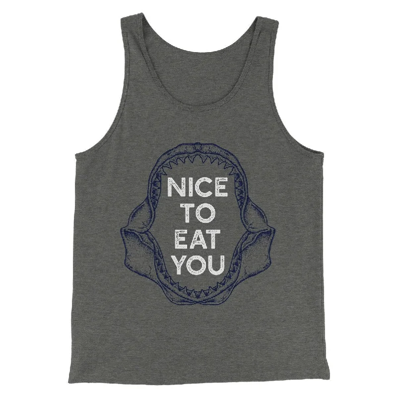 Nice to Eat You Men/Unisex Tank Top