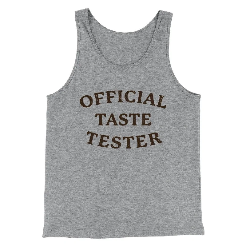 Official Taste Tester Funny Thanksgiving Men/Unisex Tank Top