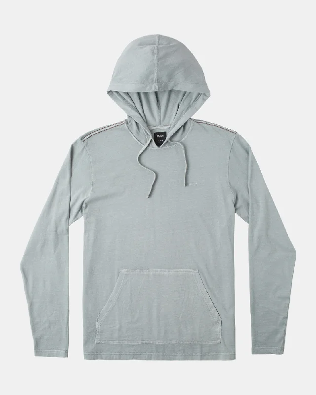 PTC Pigment Hooded Long Sleeve Tee - Iron