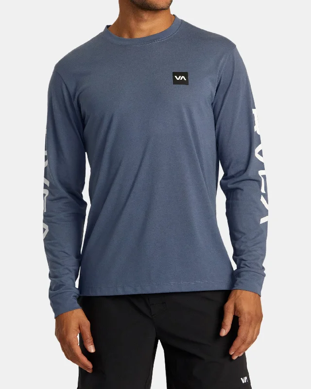 RVCA 2x Long Sleeve Tee - Indigo