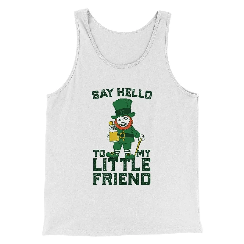 Say Hello To My Little Friend Men/Unisex Tank Top