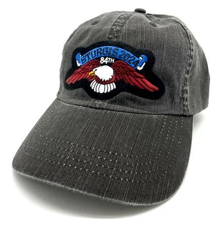 Sturgis Eagle Wing Grey Low Crown Cap - 2024