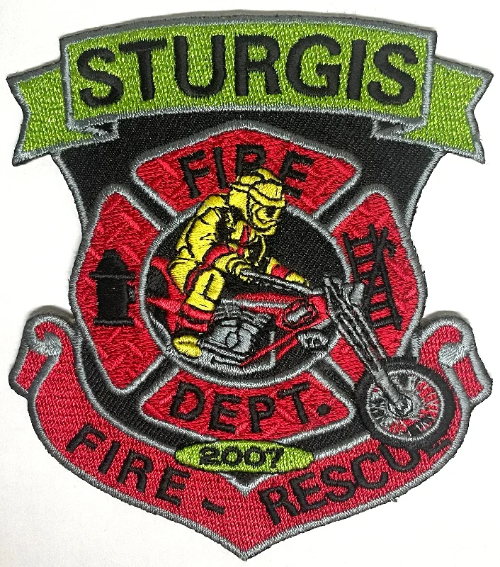 Sturgis Fire Department Small Patch - 2007