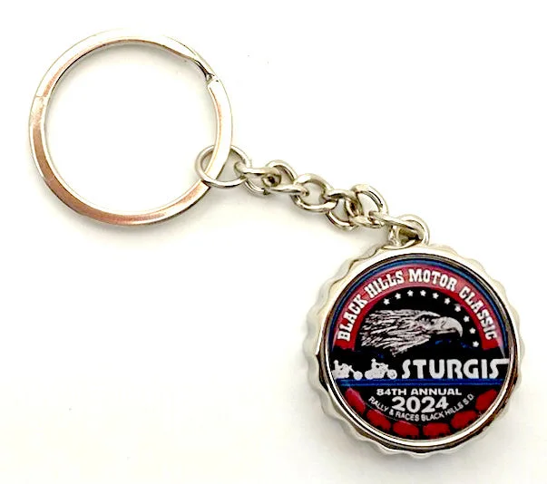 Sturgis Heritage Bottle Opener Keychain - 2024