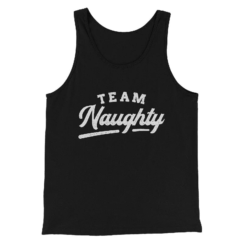 Team Naughty Men/Unisex Tank Top