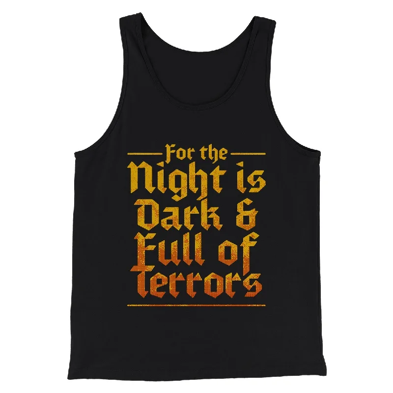 The Night is Dark and Full of Terrors Men/Unisex Tank Top