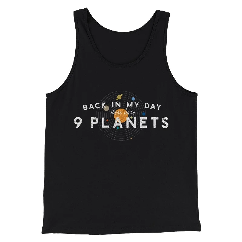 There Were 9 Planets Men/Unisex Tank Top