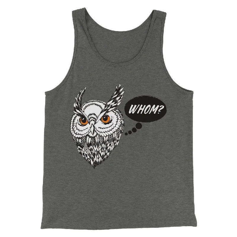 Whom? Men/Unisex Tank Top