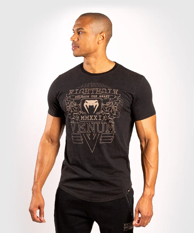 Venum Lions21 T-shirt - Black/Sand