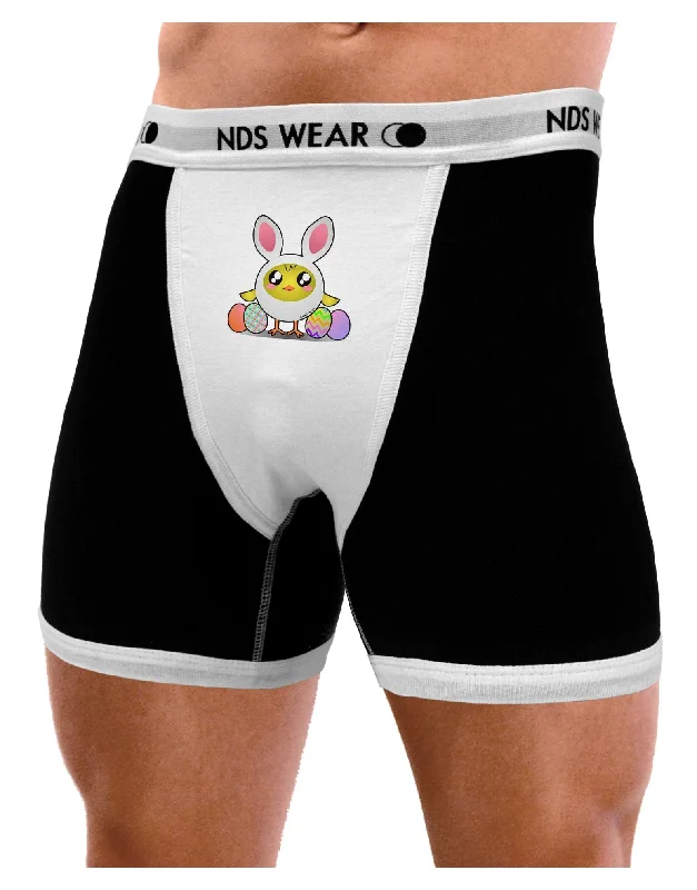 Men ultra-comfortable briefs-Chick In Bunny Costume Mens Boxer Brief Underwear