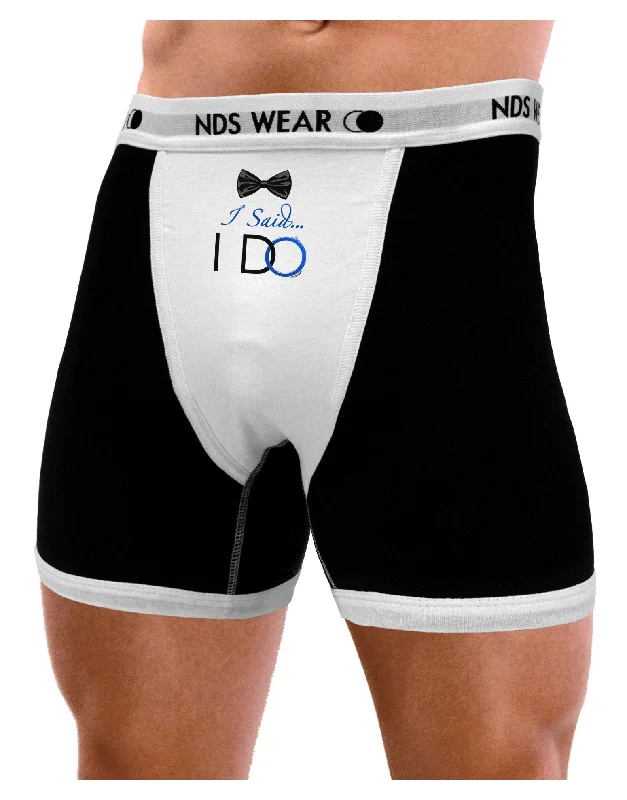 Men hipster briefs-I Said I Do - Groom Mens Boxer Brief Underwear