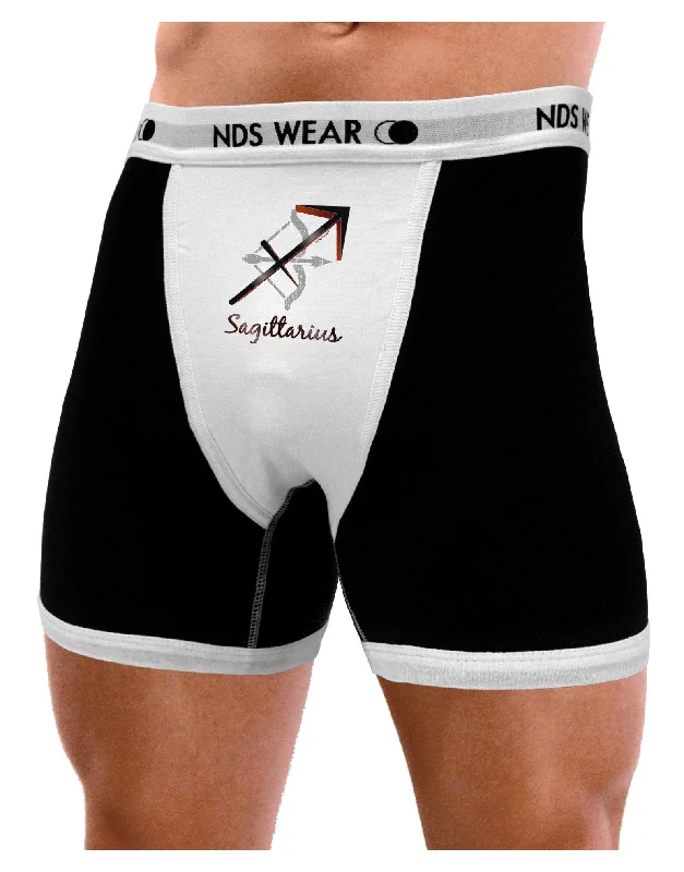 Men sports underwear-Sagittarius Symbol Mens Boxer Brief Underwear